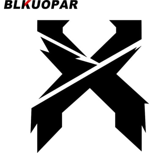 BLKUOPAR for Excision Sliced Symbol Car Stickers Sunscreen Vinyl Decal Scratch-Proof Creative Motorcycle Bicycle Decor Car Goods