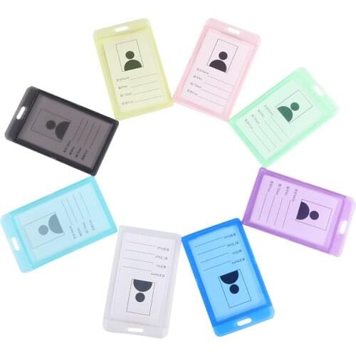 Card Holder New Key ID Name Work Card Case Badge Hospital Nurse School Chest Card School Office Supplies