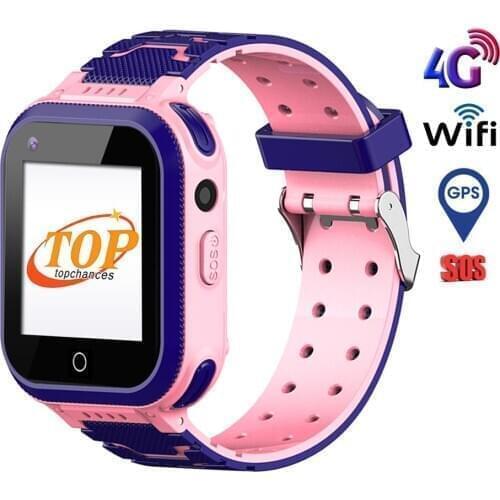 4G Kids Smart Watch GPS Wifi IP67 Waterproof 650Mah Big Battery 1.4Inch Display Camera Take Video Smartwatch Kid SOS Smart Watch