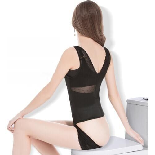 Women Sexy See Through Transparent Lace Reffle Mesh Corsets Waist Trainer Tummy Control Flat Belly Butt Lift Hip Push Bodysuits