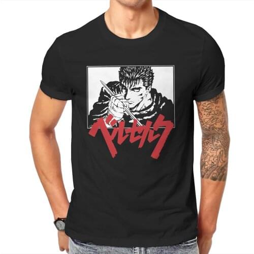Guts Grasping Serpicos Sword Style TShirt Berserk Griffith Behelit Manga Top Quality Creative Graphic T Shirt Stuff Hot Sale