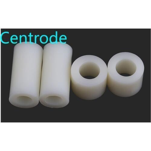 Insulation column, plastic pad, straight-through-column nylon sleeve ABS gasket, round-hole post spacer, M3M4M5 20PCS