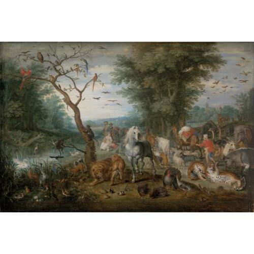 Religious animal forest landscape canvas printings oil painting classical people printed on canvas wall art decoration picture