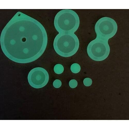 Luminious For Game Boy Advance SP GBA SP Rubber Buttons Contact Pads Silicon Hing & Screws Cover