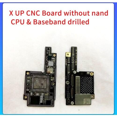 CNC Board Drilled CPU Baseband without nand flash For iPhone X XR ICloud Locked Motherboard Remove CPU Baseband Swap Mainboard