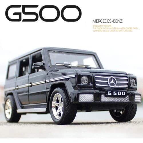 1/30 Benz G500 Models Diecast Metal Car model Simulation model Toy With Light Music doors can be opened collection gift