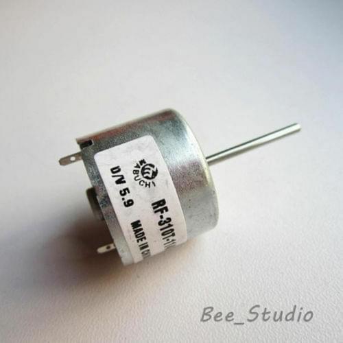 Oringal Japan MABUCHI RF-310T -11400 Motor DC 5.9V 6400RPM High Speed 22mm Long Shaft for Toys Boat Car Fan
