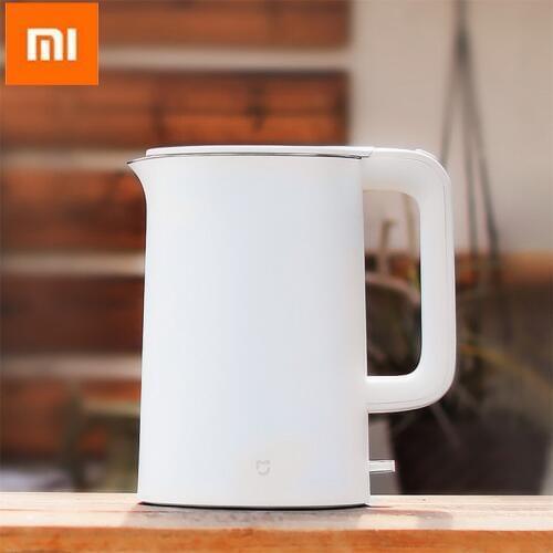 Original Xiaomi Electric kettle fast boiling stainless teapot Water Kettle Mi home 1.5L Insulation White