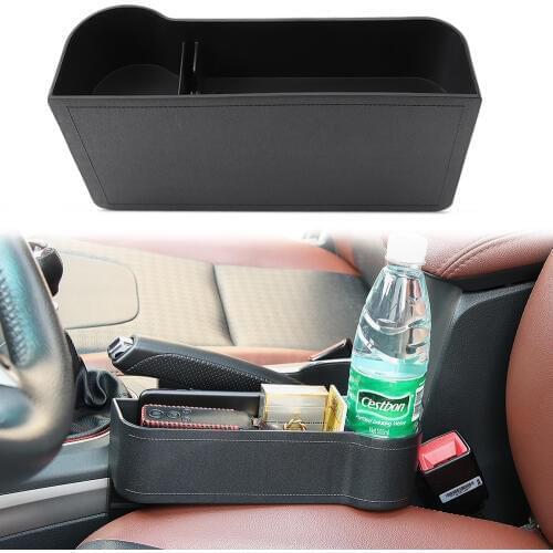 Portable Car Seat Seam Wedge Cup Box For Ford Focus 2 Focus 3 Kuga Ecosport Edge Mondeo Fiesta Flex Fusion Expedition