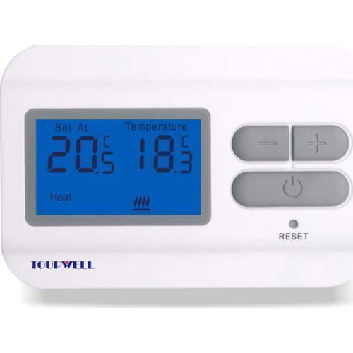 TP23 Wired digital room thermostat for water heating system, Gas boiler heating system for home fitment
