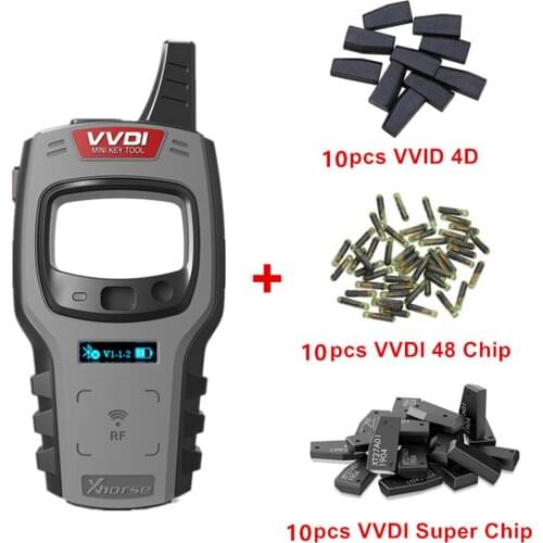 Xhorse VVDI Mini Key Tool Remote Key Programmer Support IOS/Android System Global Version with Super/4D/48 Chips
