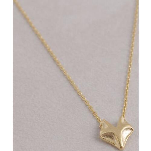 Daisies (10pcs/lot) Pendant Necklace Gold Silver Fox Necklace Animal Necklace For Girl Women Wholesale