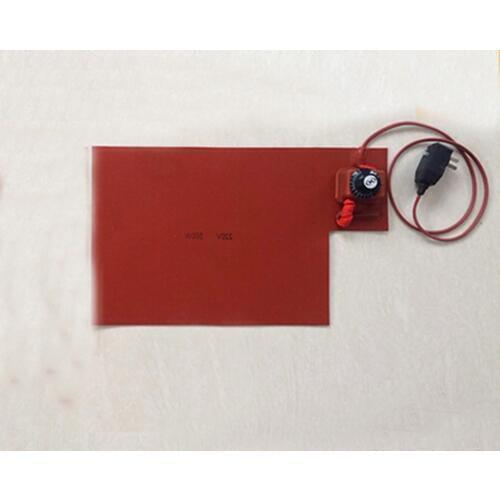 400x500mm 800W 220V Silicon heater LCD Screen Separator with rotary knob thermostat Electrical Wires