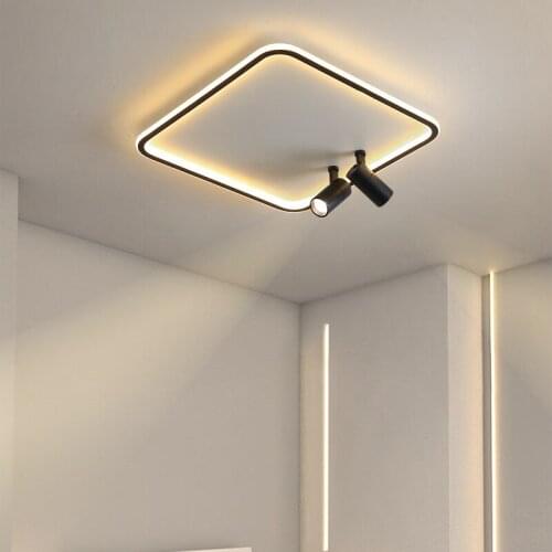 Modern Spot Led Lighting Ceiling Lights For Living Room Bedroom Indoor White Black Lamps Surface Mounted AC85-260V Decoration