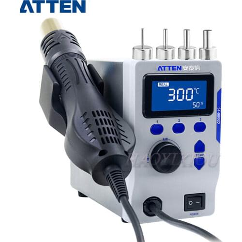 ATTEN ST-8800D heat gun adjustable temperature and air volume anti-static Hot Air Station