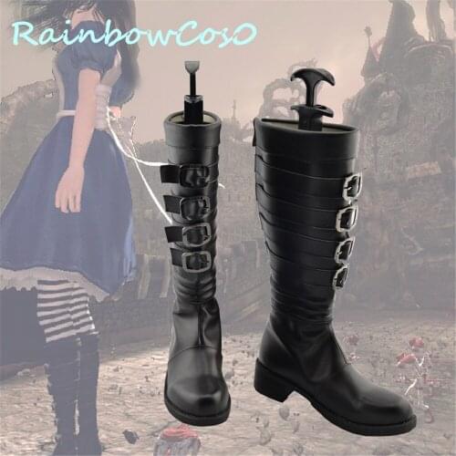 RainbowCos0 Cosplay Shoes Alice: Madness Returns Alice Boots Halloween