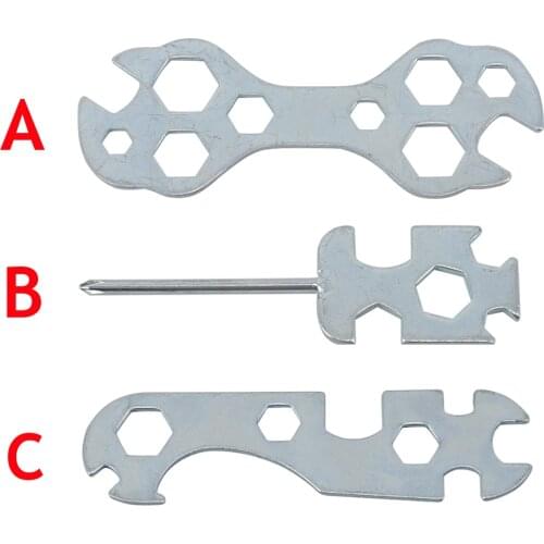 Bicycle Wrench Portable Spanner Mini Bike Repair Tools Cycling Hand Hexagon Multitool Pedal Wrench Outdoor Bike Accessories