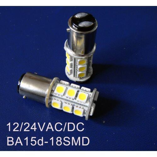 High quality 5050 12/24VAC/DC 3W 1142 led Warning Signal lights BA15D led Yacht Boat Ship bulb Lamps 24V free shipping 2pcs/lot