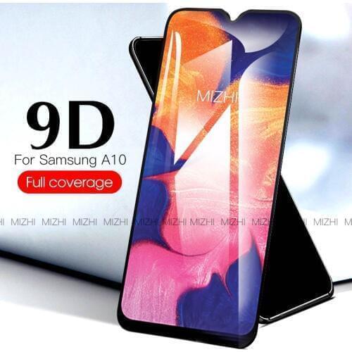 9D Full Gule Protective Glass On For Samsung Galaxy A10 Glass On Sansung Gelaksi A10 A 10 A105F 10A 2019 Screen Protector Film