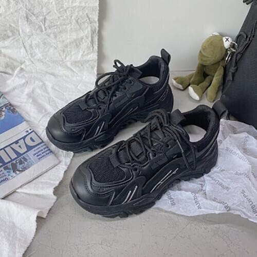 Womens Running Sneakers Outdoor Plush Height Increasing Breathable Fashion Non Slip Female Winter Shoes Trekking 2020