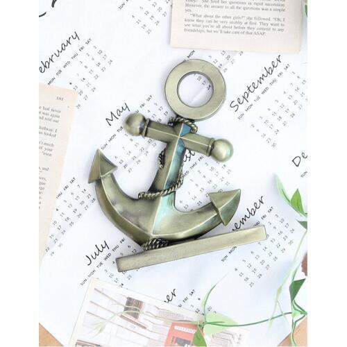 1PC Boat Anchor Model Iron Retro Vintage Decoration Home Decor Accessories Cafe Bar Party Ornaments Craft Art Gift JL 255