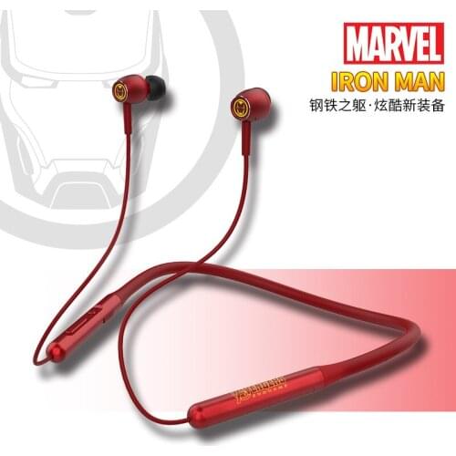 2021 Marvel Iron man Spider-man Bluetooth 5.0 Earphones Universal Dual Wireless Sports Stereo Music Headset for Android iPhone