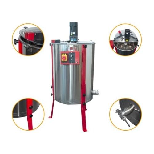 4 Frame Electric Honey Extractor Separation Centrifugal Machine Stainless Steel Beekeeping Equipment