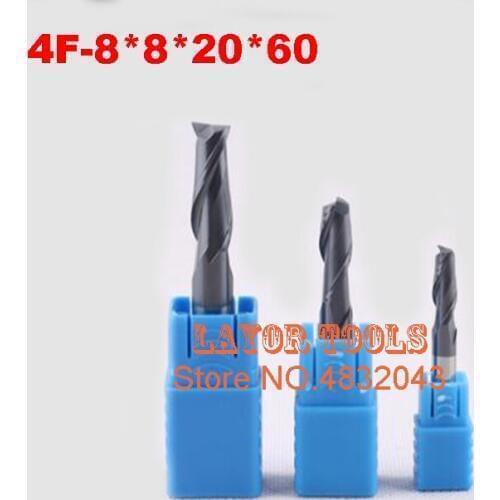 4F-8*8*20*60,HRC50,carbide end mills,Carbide Square Flatted End Mill , the lathe tool,boring bar,cnc,machine
