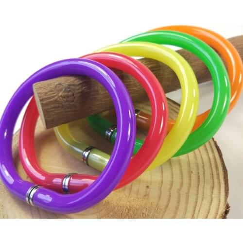 7@# 1Pcs Rainbow Color Bracelet Design Ball Point Party Favors Funny Gifts Kids' Toy Wrist Ball Pen Office&study Flexible Pen