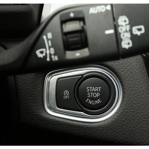 Auto Interior Accessory Engine Start Stop Cover Trim For BMW 1 2 3 4 Series F30 316 318 320 2013 2014 2016 Car Styling