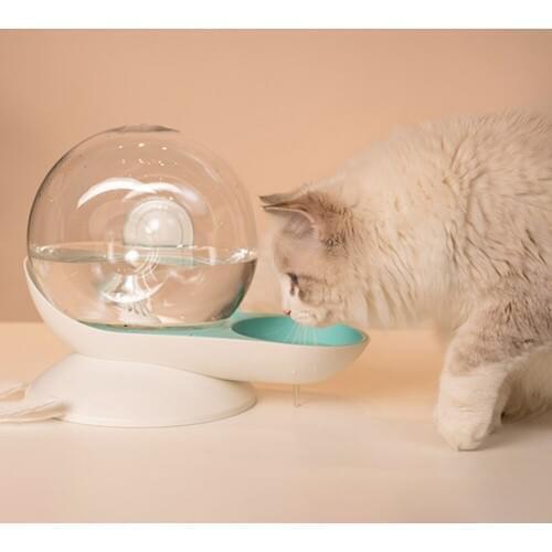 2.8L Bubble Dog Drinking Water Bowl Fountain Automatic Cat Puppy Portable Feeder Water Drinking Container Dispenser for Pet Help