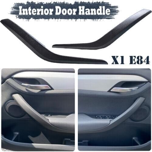 Car Left/Right Inner Door Handle Cover For Bmw X1 20d/X1 20dX/X1 20i/X1 20iX 2010-2016 Black Beige