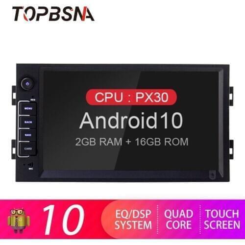 TOPBSNA Car DVD Player Android 10 for PEUGEOT 308 308S 2013 2014 2015 2016 2017 GPS Navi 1 din Car Radio Stereo WIFI Multimedia