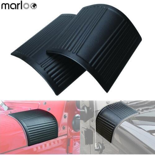 Marloo Black Cowl Body Armor Cowling for 2007-2016 Jeep Wrangler JK Unlimited Rubicon Sahara Accessories Pair