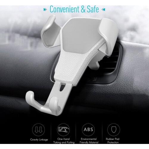 Phone Holder Car Air Vent Gravity Design Phone Holder Mount Cradle Stand for Mobile Phone GPS Car Accessories