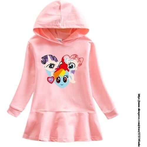 Kids Autumn Dresses for My Little Baby girl pony Princess Dress Girls Long Sleeve Party Vestidos Baby Girl Children Clothing