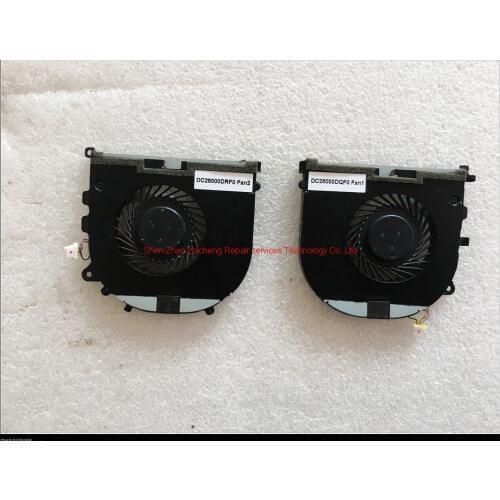 For DELL Precision M3800 XPS 9530 cooling heatsink 08D7GK AT0YI0010C0 CPU Fan1 DC28000DQF0 02PH36 GPU Fan2 DC28000DRF0 0H98CT