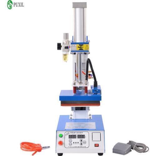 Curved heater pneumatic cap heat press machine