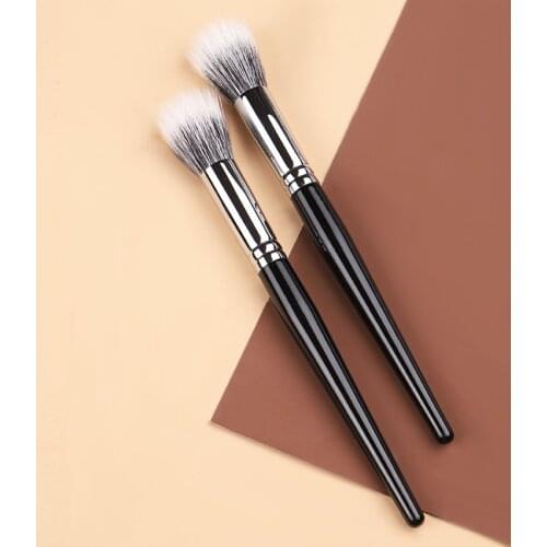 Lucky-Girls Wool fine light peak copper tube Multi-purpose lightweight Face Powder Foundation Cream Contour Brush