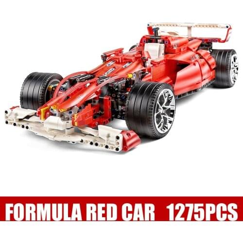 MOC NO Compatible Blocks Equation Mini Car Supercar Model Building Blocks Bricks Toy Assembly Children Christmas Gift