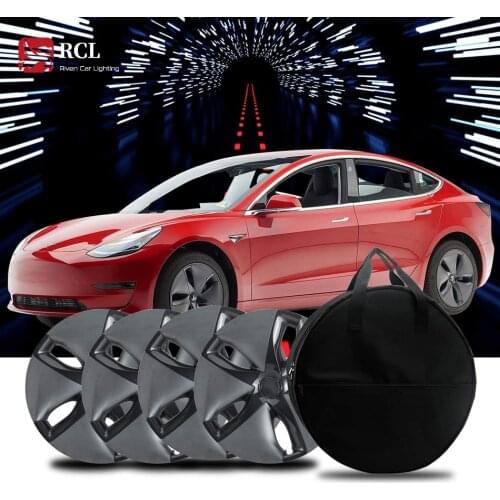 Hubcap Cover Storage Bag for storing Tesla Model 3 Model Y and Other 18 inch 19 inch Automobile Hub Protective Cover Car Storage