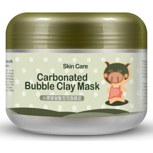 1pcs Carbonated Bubble Clay Facial Mask Deep Clean Nourish Moisturizing Anti-Aging Whitening Depth Replenishment 100g
