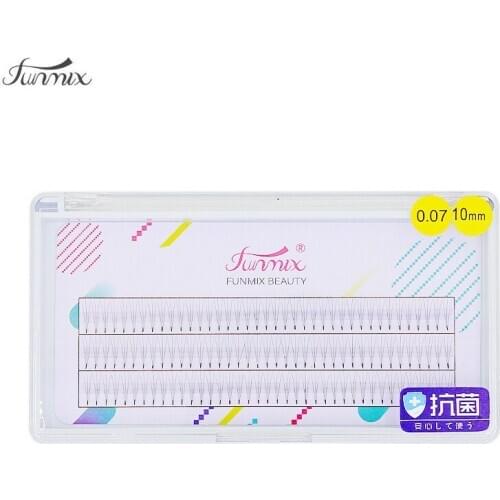 Volume 3D Eyelash Extensions 0.07 Thickness Hair Mink Strip Eyelashes Individual Lashes Natural Soft Fans Lash 8-13mm