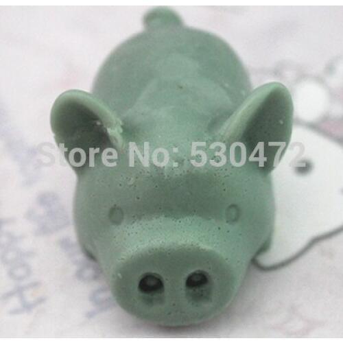 Wholesale/retal ,free shipping,1 pcspig clay pottery mould silicone cake mold soap Mold FM