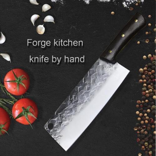 PEGASI 7.6‘’Three times of cutting edge manual forging retro household kitchen knife super fast sharp fruit knife slicing knife