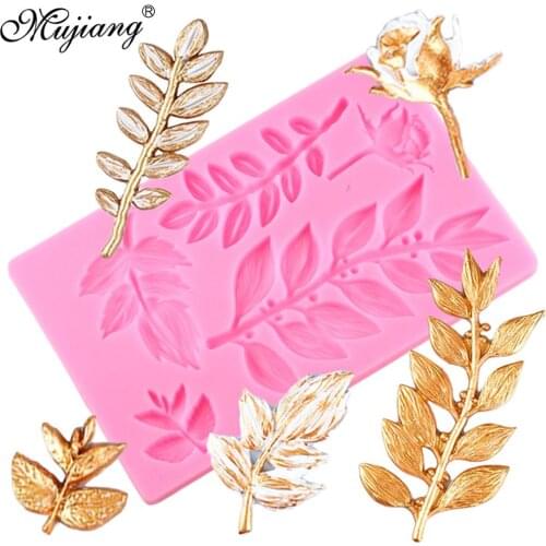 DIY Leaf Scroll Relief Cake Border Silicone Mold Cupcake Baking Fondant Cake Decorating Tools Candy Chocolate Gumpaste Mould