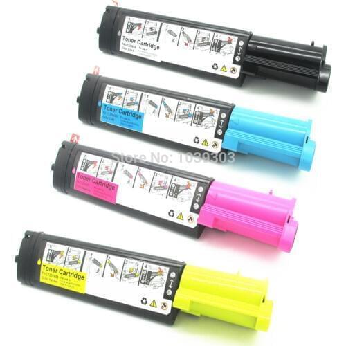 Compatible for Epson CX11N/F C1100 Toner Cartridges Combo - 4pk (BCMY) for C1100n C1100 plus CX11N
