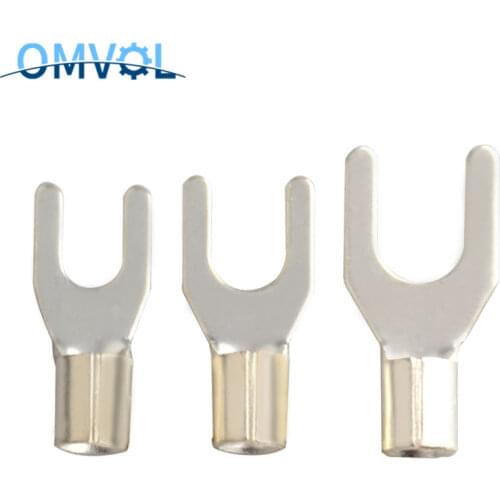 UT4-4/5/6 UT10-6 Furcate naked terminal Non-insulated fork terminal connector