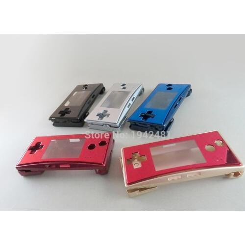 1pcs Replacement Housing Shell case for GameBoy Micro GBM Faceplate 5 colors Shell screw
