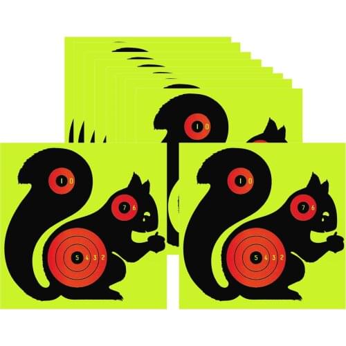 Archery Target Paper Faces,10Pack Shooting Training Targets Arrow Bow Shooting Paper for Hunting Practice Training